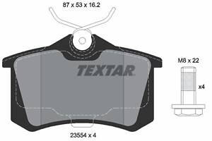 2355406 TEXTAR Гальмівні колодки до дисків