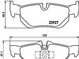 2392701 TEXTAR Тормозные колодки для дисков TEXTAR 2392701 на BMW 3 Touring (E91)