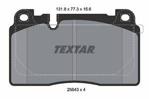 2564302 TEXTAR Гальмівні колодки до дисків