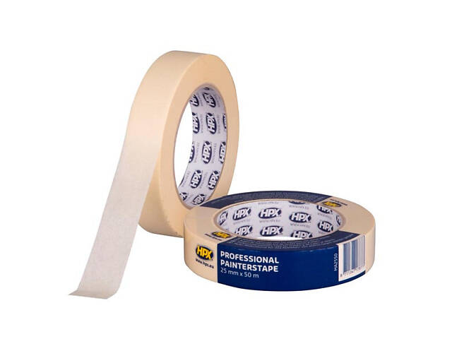 25x0,13мм 50м Лента автомалярная бумага/каучук бело-кремовая [INRUC0050025005010] MA2550 HPX - Фото 1