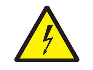 25x25x25мм Самоклеющаяся этикетка знак 'Молния' желтый (на листе 248шт) [s053301] E.NEXT