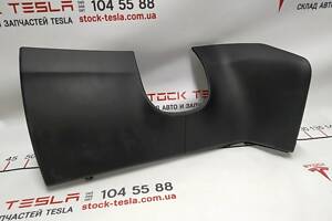 26 Накладка декоративная под руль PVC BLACK Tesla model X S REST 1002405-15-G