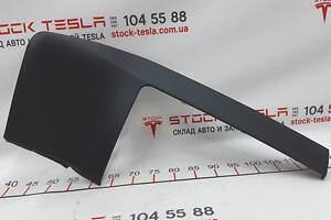 27 Накладка центральної панелі нижня права (NAPPA GRAIN BLACK PVC) Tesla model X S REST 1002310-08-B