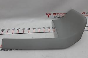 27 Накладка центральної панелі нижня права NAPPA GRAIN GRAY PVC Tesla model X S REST 1002310-09-D
