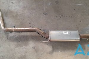 28600B0300 - Б/У Глушитель на KIA FORTE 2.0 MPi (деформирована труба)