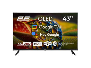 2E 43A77Q 43” дюйма 3840x2160 QLED Google TV Телевізор