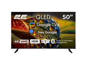 2E 50A77Q 50' дюймов 3840x2160 QLED Google TV Телевизор