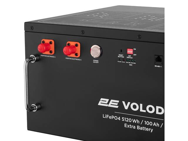 2E Батарея расширения емкости для ПЭ Volodar, 5120 Вт/ч, 51.2В, металлический корпус - Фото 8