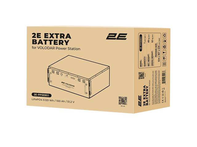 2E Батарея расширения емкости для ПЭ Volodar, 5120 Вт/ч, 51.2В, металлический корпус - Фото 10