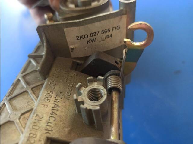 2K0827565F 2K0827565G Замок Ручка задньої лівої дверки зовнішня VW Caddy 2005-2015 - Фото 3