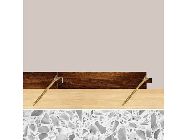 3,5х40 TX10 Шуруп конструкційний з свердлом цинк жовтий часткова різьба потайна (500 шт.) [101HW00101HF35401T] HW-F Metalvis - Фото 2