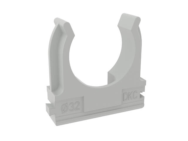 ⌀32 тримач-кліпса з фіксатором, під дюбель, поліпропілен (1 шт.) [51032] EXPRESS ДКС - Фото 1