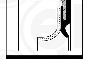 326.470 ELRING Сальник вала двигателя