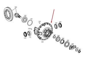 384509A1 (4481316004) Кришка корпусу диференціалу New Holland, ZF (384509A1)