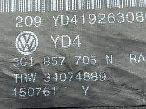 3c1857705n Ремінь безпеки передній лівий VW PASSAT CC