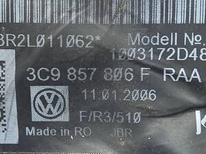 3c9857806f Ремінь безпеки задній правий Volkswagen PASSAT B6 2005-2010