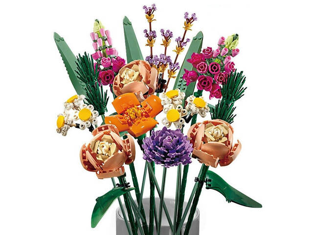 3D конструктор 'Букет квітів' — 756 деталей, оригінальний декоративний набір для творчості та подарунка - Фото 2