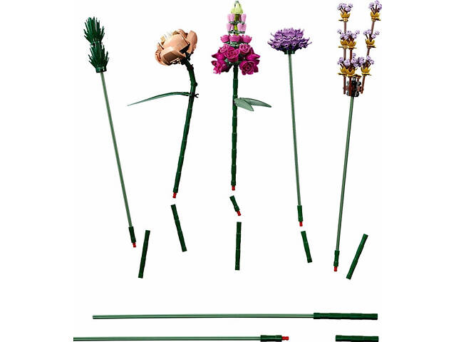 3D конструктор 'Букет квітів' — 756 деталей, оригінальний декоративний набір для творчості та подарунка - Фото 6