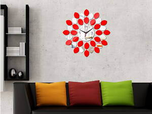 3D настенные часы, безкаркасные часы, часы наклейки 1