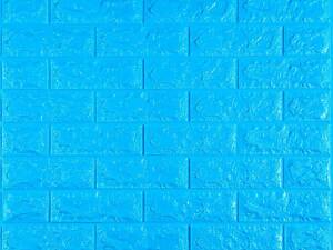 3D панель самоклеящая 700х770х7мм кирпич Синяя (003-7) SW-00000060