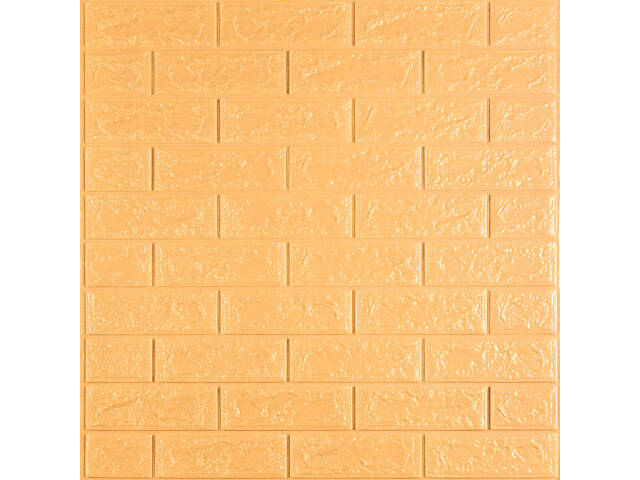 3D панель самоклеюча 700х770х5мм цегла Жовто-пісочний (009-5) SW-00000028 - Фото 1