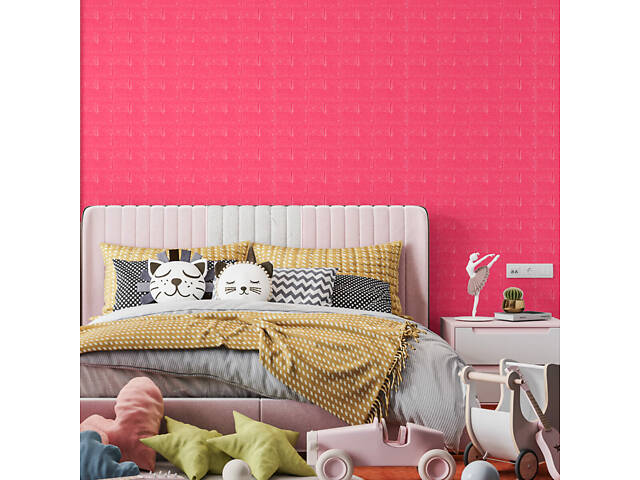 3D панель самоклеюча 700х770х5мм цегла Малинова-червона (108-5) SW-00001364 - Фото 5