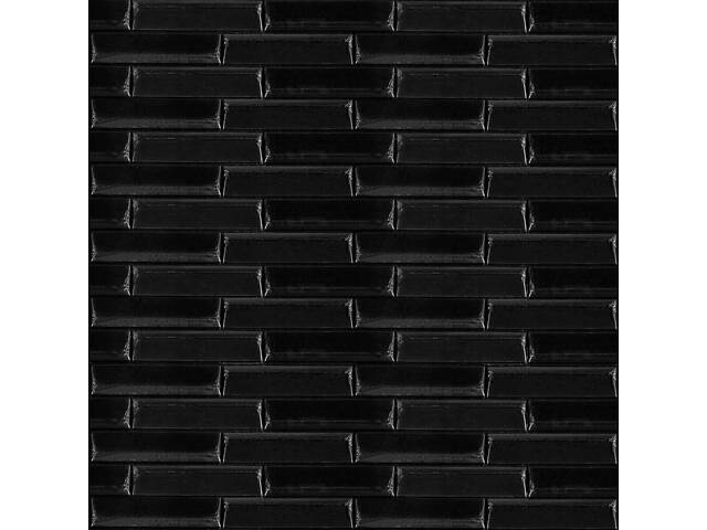 3D панель самоклеюча кладка 700х770х7мм Чорна (038) SW-00000303 - Фото 1