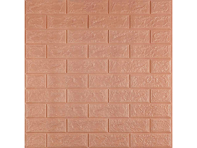 3D панель самоклеюча цегла Пудра 700х770х5мм SW-00001801 - Фото 1