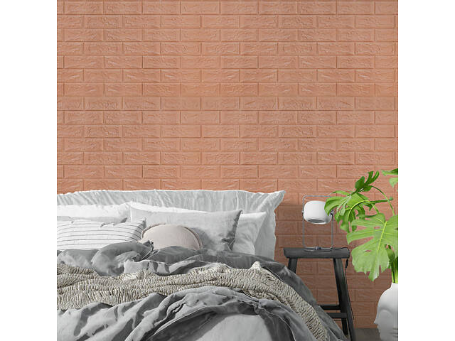 3D панель самоклеюча цегла Пудра 700х770х5мм SW-00001801 - Фото 5