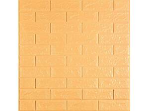 3D панель самоклеюча 700х770х5мм цегла Жовто-пісочний (009-5) SW-00000028