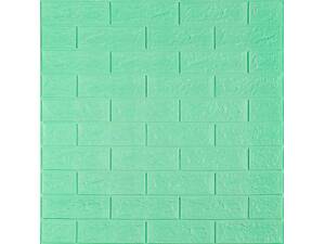 3D панель самоклеюча 700х770х5мм цегла М'ята (012-5) SW-00000148