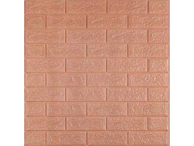 3D панель самоклеющаяся кирпич пудра 700х770х5мм SW-00001801 - Фото 1
