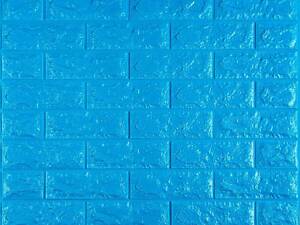 3D панель самоклеюча цегла Синій 700х770х7мм (003-7) SW-00000060