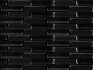 3D панель самоклеюча кладка чорна 700х770х7мм (038) SW-00000303