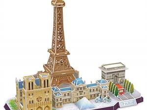 3D пазл CubicFun City Line Париж (MC254h)