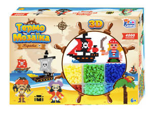 3D термомозаїка від 4FUN Game Club 85758 'Пірати' різнокольорова