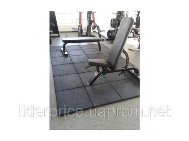 4 кв. метра, 20 мм товщина. Набір гумового покриття для домашнього спортзалу - Фото 7