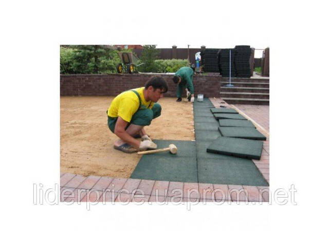 4 кв. метра, 20 мм товщина. Набір гумового покриття для домашнього спортзалу - Фото 2