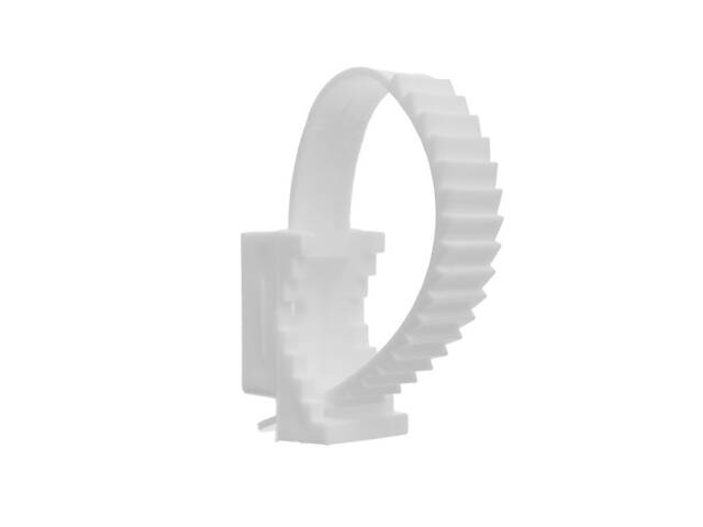 ⌀40мм тримач під дюбель з хомутом 125x13мм, нейлон (25шт.) [m0080126] КР-40 E.NEXT - Фото 2