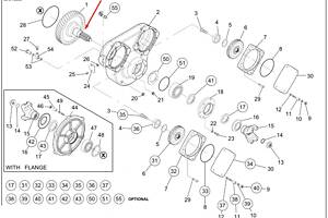 42R-23-H0P47 Вал шестеренки Komatsu