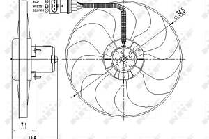 47397 NRF Вентилятор Радіатора