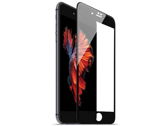 4D защитное стекло для iPhone 7 / 8 / SE - Black - Фото 1
