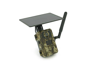 4G Фотоловушка F-802 2MP-фото/2МР-видео 120 угол .слот под SD карту. Батарея 7800мА солнечная панель APP –UBOX