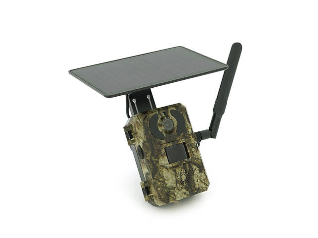 4G Фотоловушка F-802 2MP-фото/2МР-видео 120 угол .слот под SD карту. Батарея 7800мА солнечная панель APP –UBOX - Фото 1