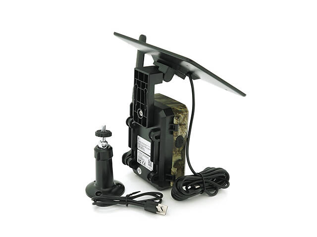 4G Фотоловушка F-802 2MP-фото/2МР-видео 120 угол .слот под SD карту. Батарея 7800мА солнечная панель APP –UBOX - Фото 4