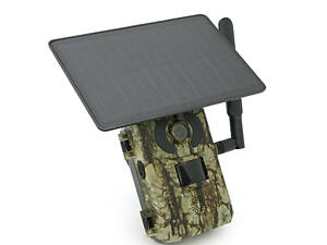 4G Фотоловушка F-804 4MP-фото/4МР-видео 120 угол .слот SD карта. Батарея 7800мА солнечная панель APP –UBOX