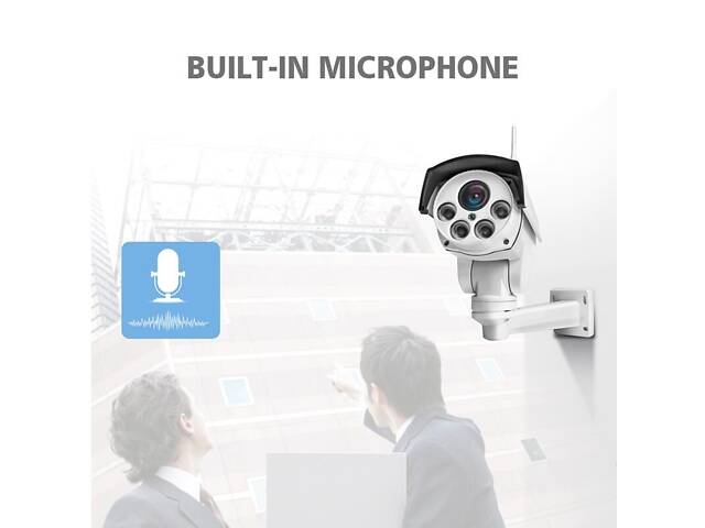 4G камера відеоспостереження під SIM карту Wondstar NC49W-5XEU, поворотна PTZ, 5 мегапікселів, 5Х зум - Фото 4