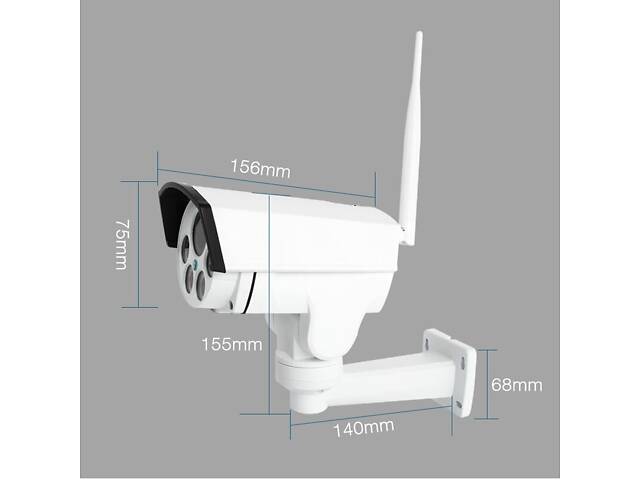 4G камера відеоспостереження під SIM карту Wondstar NC49W-5XEU, поворотна PTZ, 5 мегапікселів, 5Х зум - Фото 5