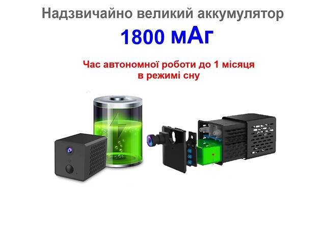 4G мини камера видеонаблюдения Nectronix T10, Full HD 1080P, датчик движения, аккумулятор 1800 мАч - Фото 6