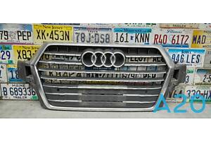 4M0853651JMX3 - Б/У Решетка радиатора на AUDI Q7 (4M) 3.0 TFSI quattro (тріщини на хромі, дефект на пластику, зламане